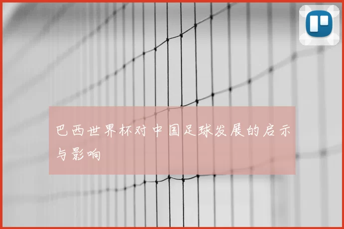 巴西世界杯对中国足球发展的启示与影响