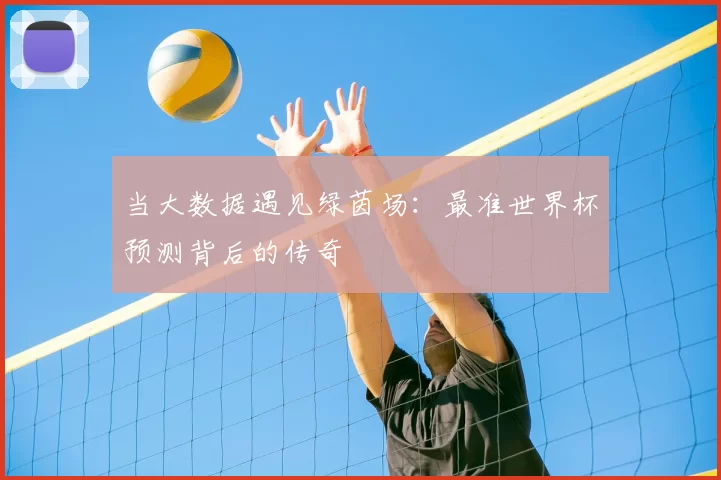 当大数据遇见绿茵场：最准世界杯预测背后的传奇